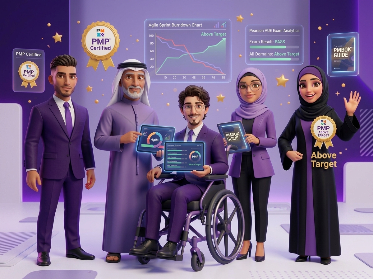 فريق العمل العربي المعتمد لمنصة PMPEXAM